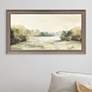 1_Quiet Valley Non-Glass 35"W x 19"H Non-Glass Framed Art
