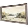 3_Quiet Valley Non-Glass 35"W x 19"H Non-Glass Framed Art more views