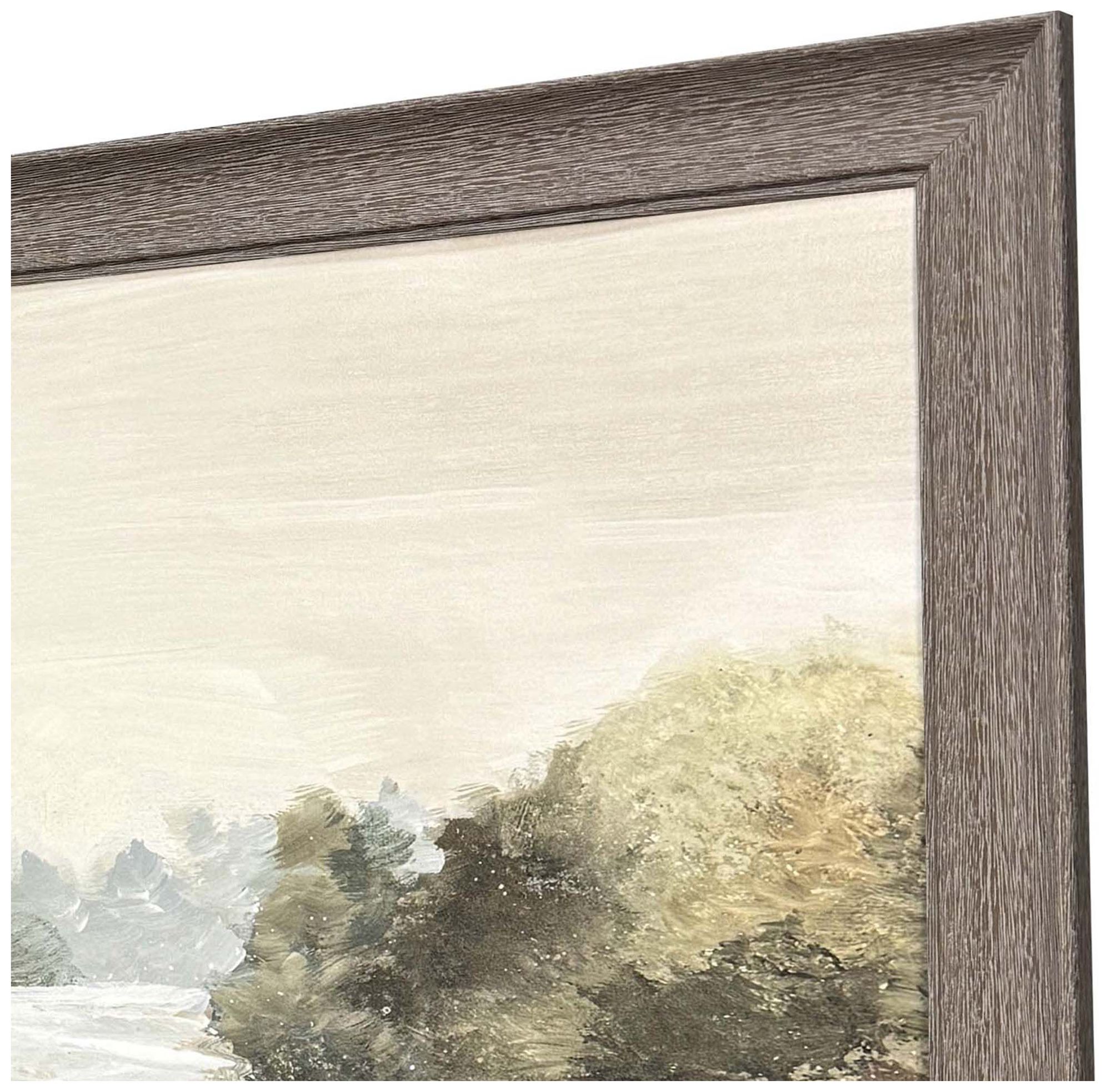 Image 4 Quiet Valley Non-Glass 35"W x 19"H Non-Glass Framed Art more views