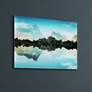 Quiet Waters 48" Wide Tempered Glass Graphic Wall Art