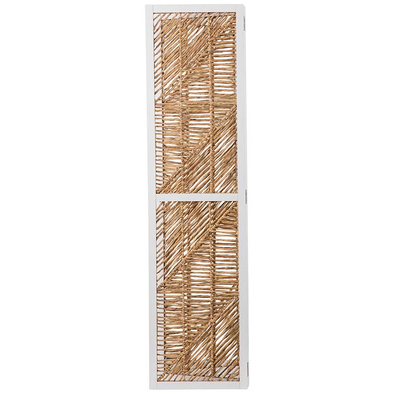 Image 3 Quilino 53" Wide Natural Water Hyacinth Room Divider more views
