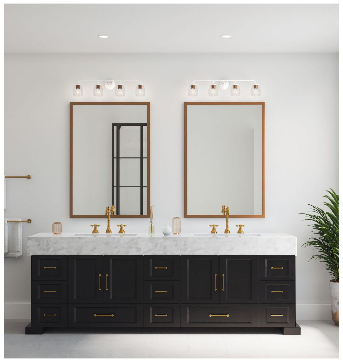 Image 2 Quillan Collection Four-Light Transitional Bath & Vanity Light more views