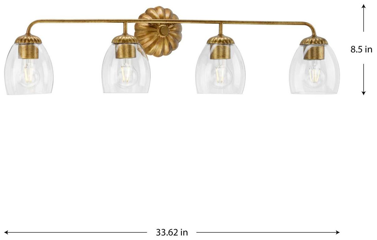 Image 4 Quillan Collection Four-Light Transitional Bath & Vanity Light more views