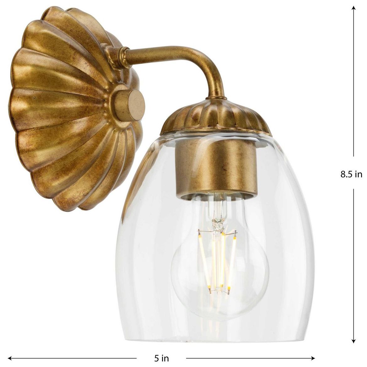 Image 4 Quillan Collection One-Light Transitional Bath & Vanity Light more views