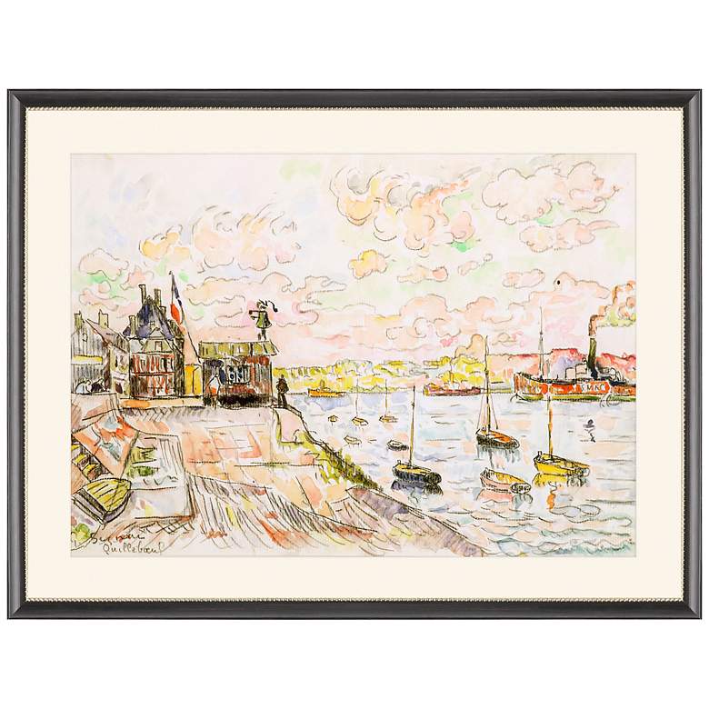 Image 1 Quilleboef 36 inch Wide Rectangular Giclee Framed Wall Art