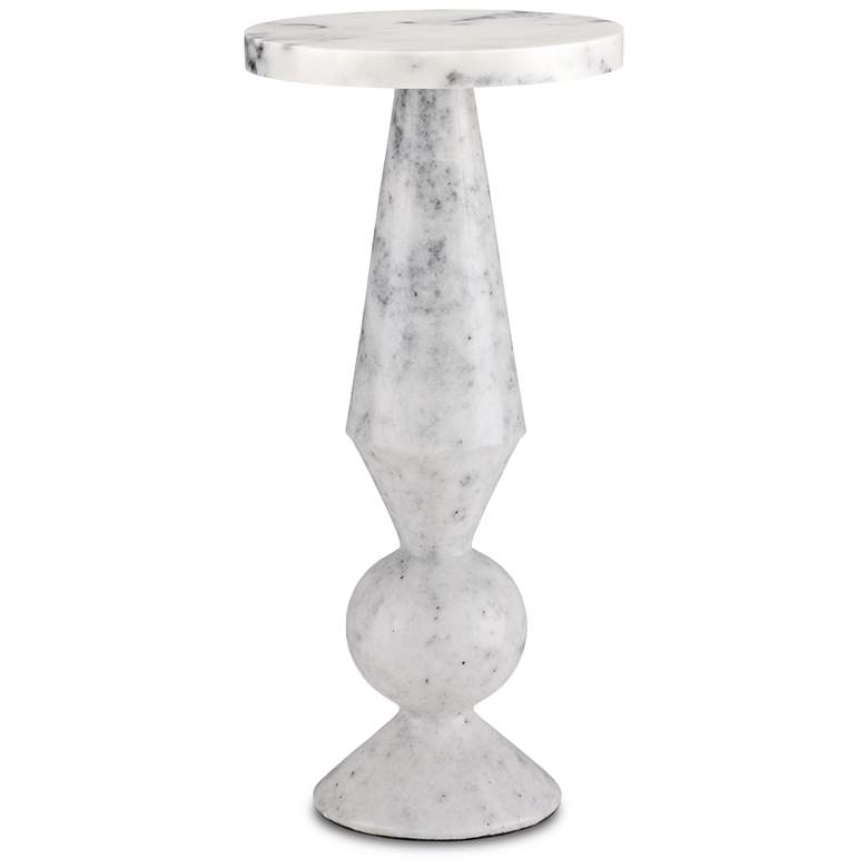 Image 1 Quince White Marble Accent Table