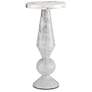 1_Quince White Marble Accent Table
