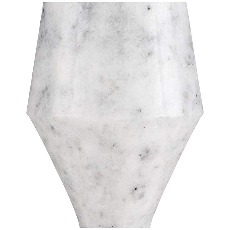 Image 2 Quince White Marble Accent Table more views