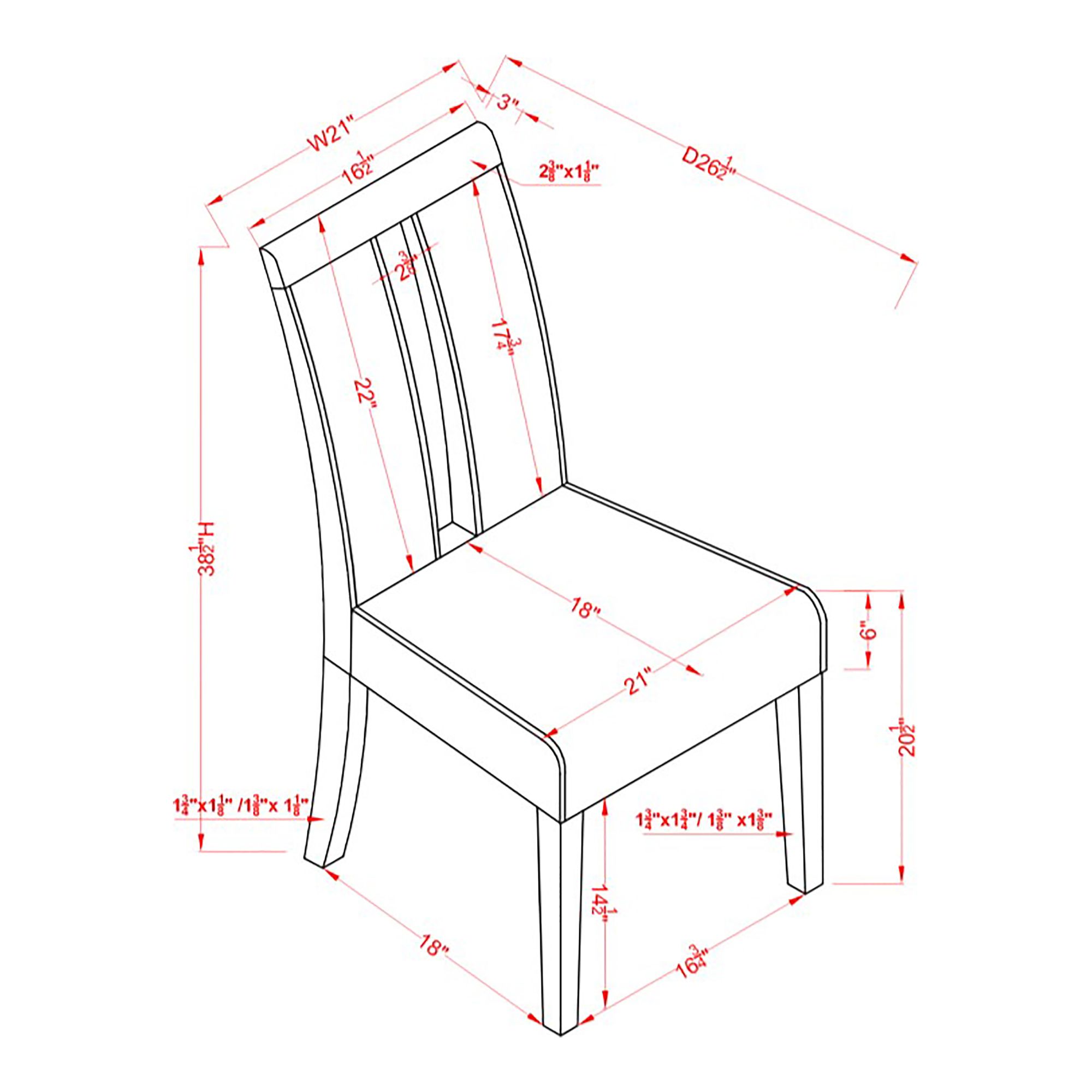 Quincie 21" Wide White Boucle Fabric Side Split Back Chairs Set of 2
