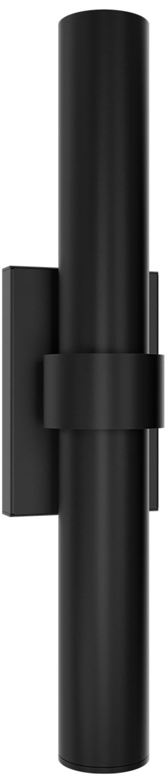 Quincy 20"H x 4.5"W 1-Light Outdoor Wall Light in Black