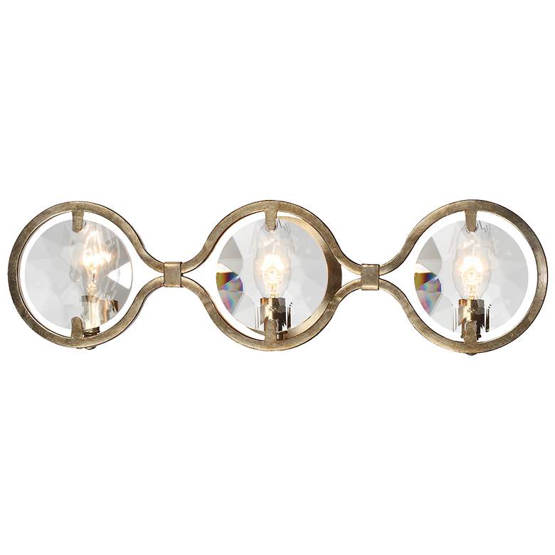 Image 1 Quincy 25" Wide Distressed Twilight 3-Light Bath Light