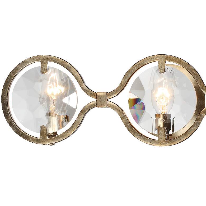 Image 2 Quincy 25" Wide Distressed Twilight 3-Light Bath Light more views