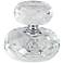 Quincy Clear Crystal and Chrome Perfume Bottle