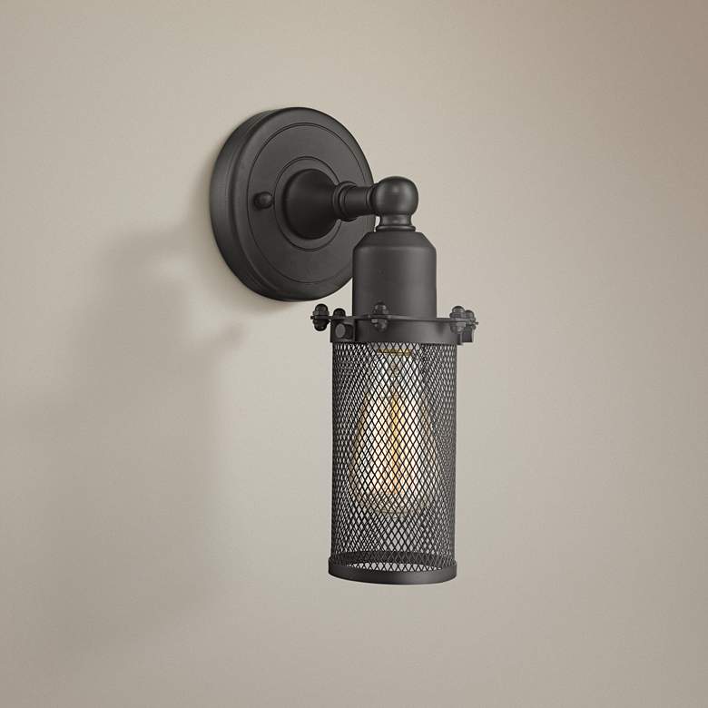Image 1 Quincy Hall 10 inch High Oil-Rubbed Bronze A Wall Sconce