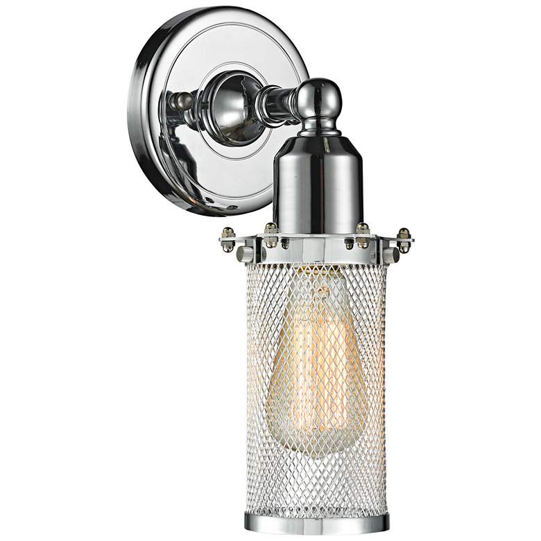 Image 2 Quincy Hall 10" High Polished Chrome A Wall Sconce