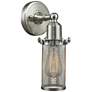Quincy Hall 10" High Satin Brushed Nickel A Wall Sconce