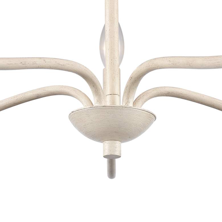 Image 4 Quinn 24" Wide 5-Light Chandelier - Antique White more views