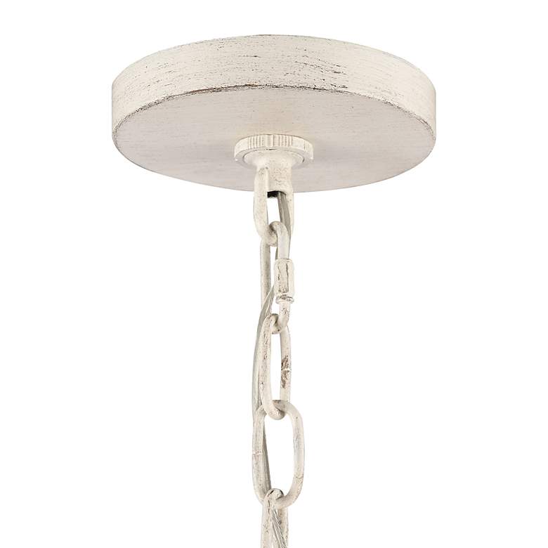 Image 5 Quinn 24" Wide 5-Light Chandelier - Antique White more views