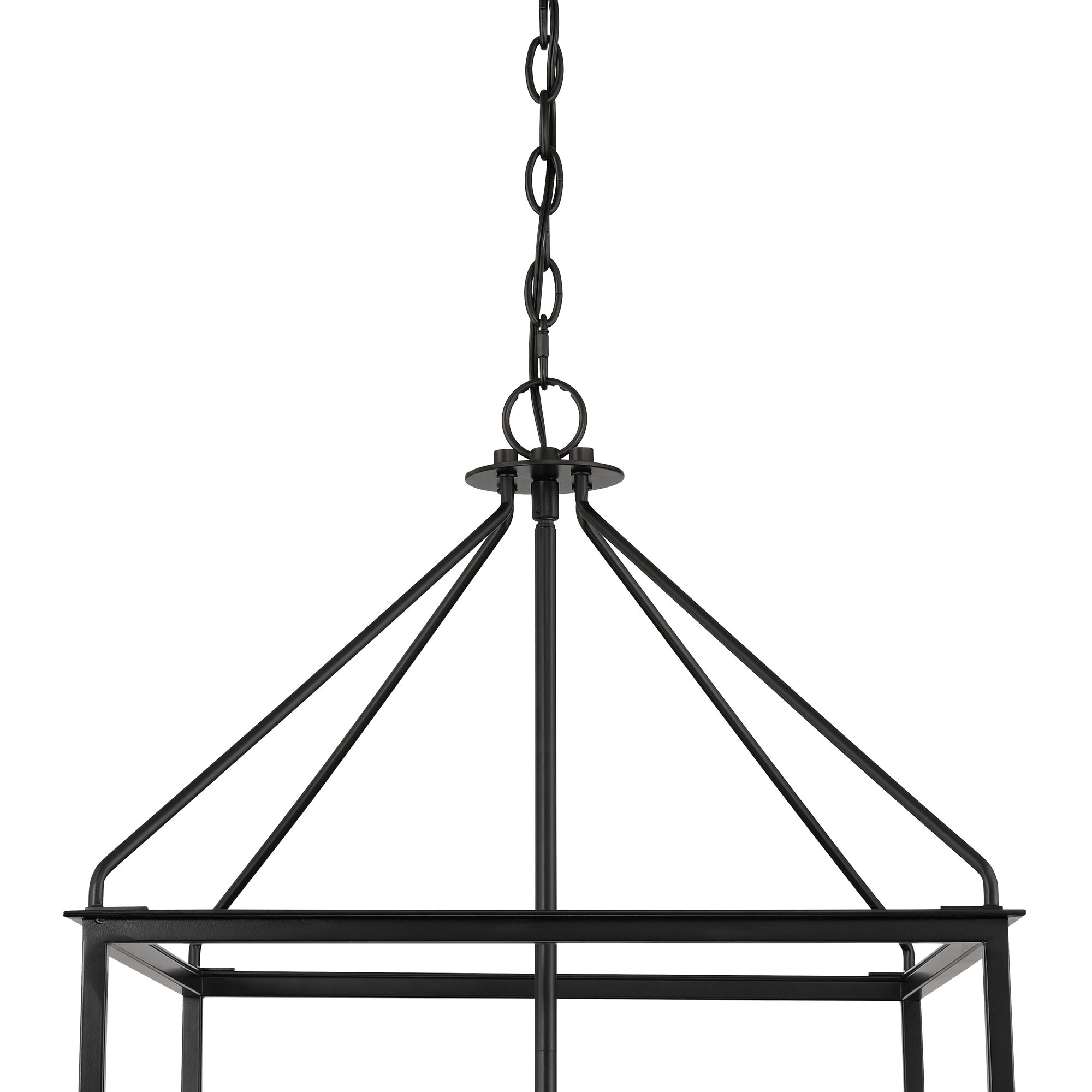 Image 6 Quinn 29" High Black Rustic Modern 4-Light Outdoor Hanging Light more views