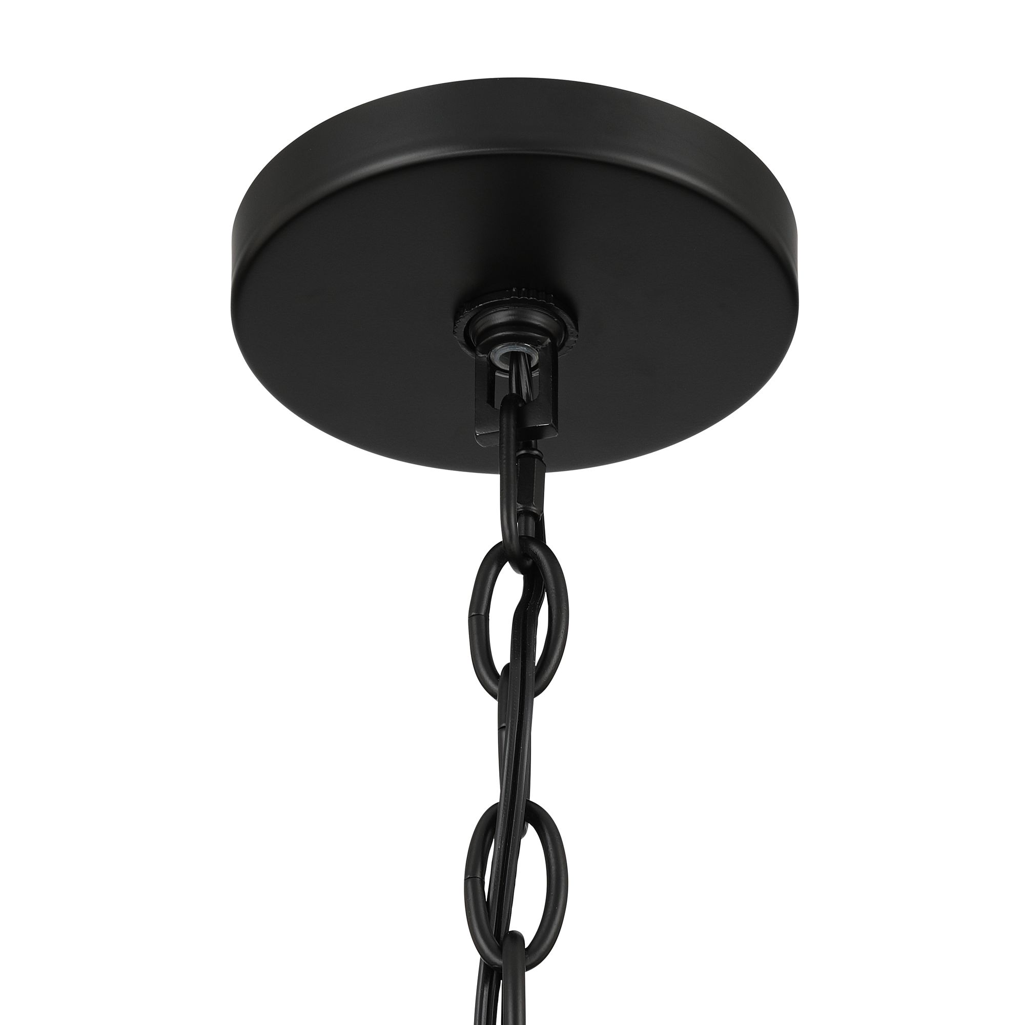 Image 7 Quinn 29" High Black Rustic Modern 4-Light Outdoor Hanging Light more views