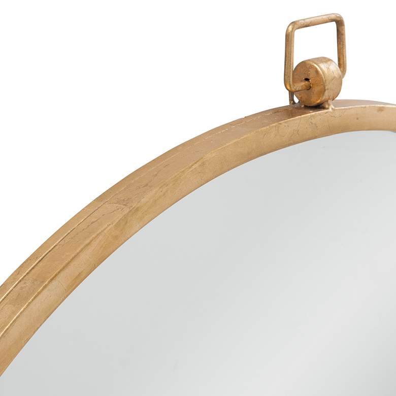 Image 4 Quinn 36" x 36" Gold Wall Mirror more views