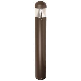 Image5 of Quinn 42" High Dark Bronze Round Dome LED Bollard Light more views