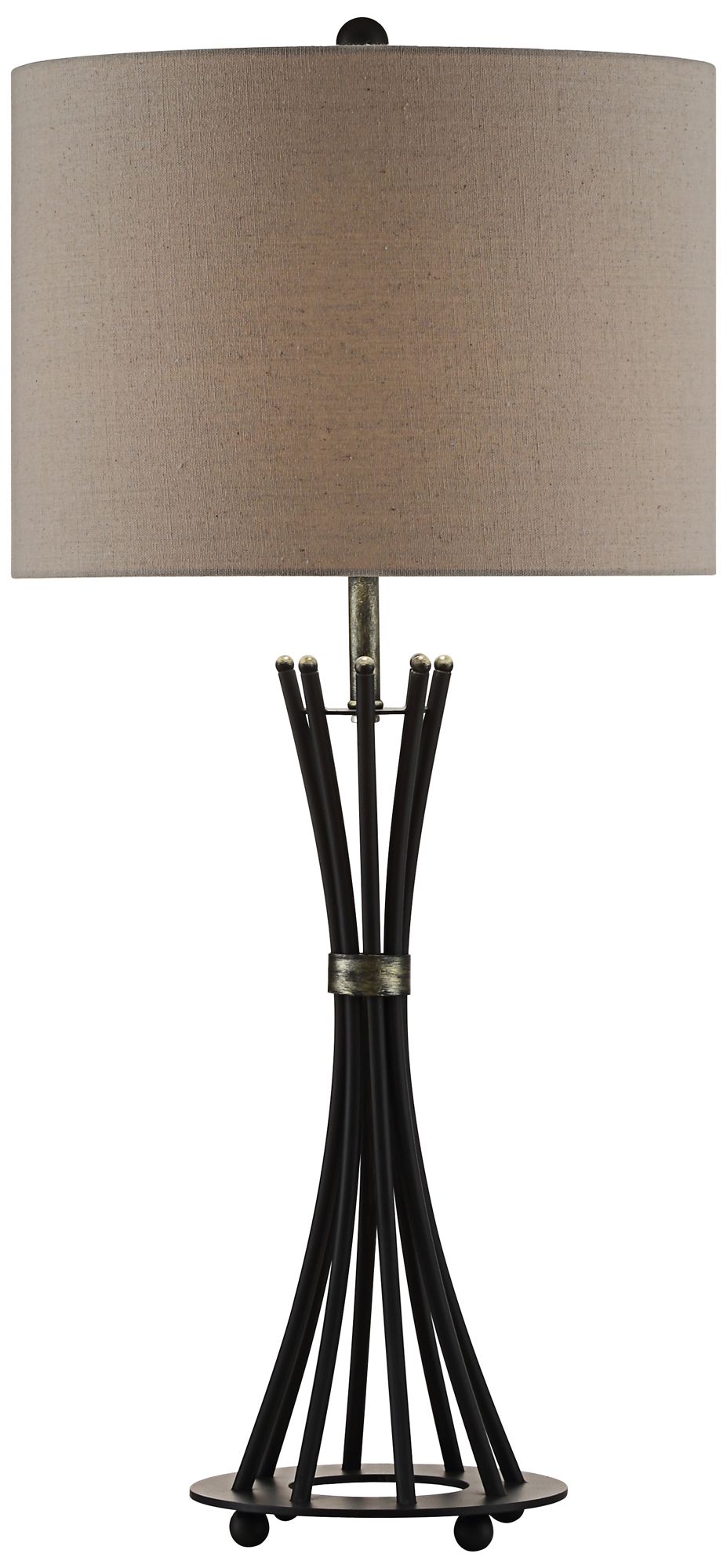 Quinn Banded Rods Table Lamp