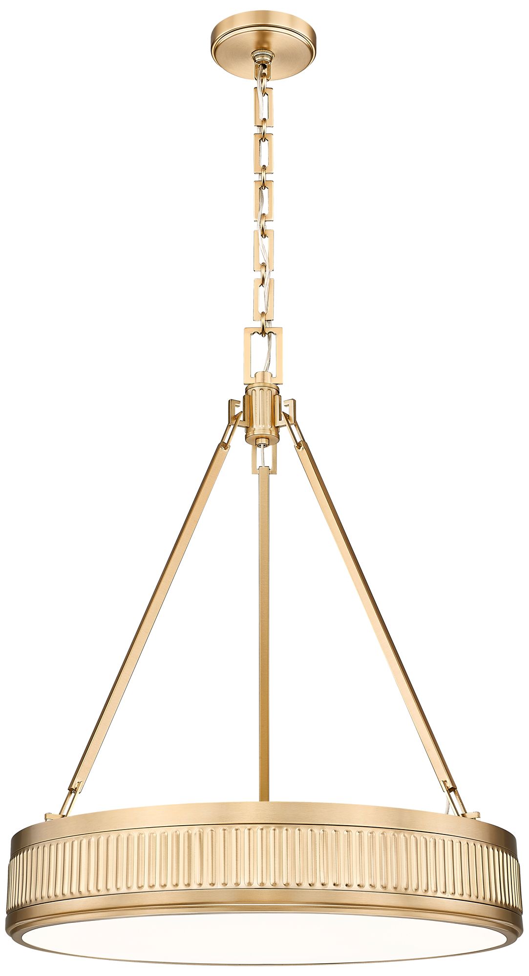 Quinn by Z-Lite 22 inch Modern Gold 3 Light Pendant