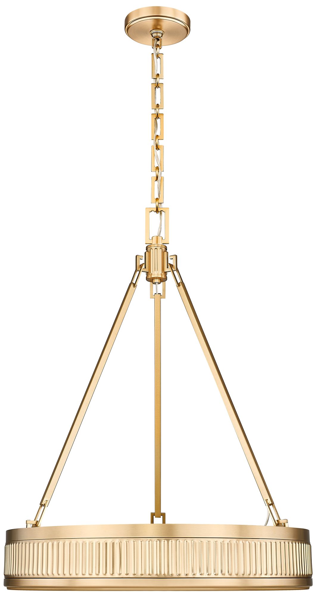 Image 4 Quinn by Z-Lite 22 inch Modern Gold 3 Light Pendant more views