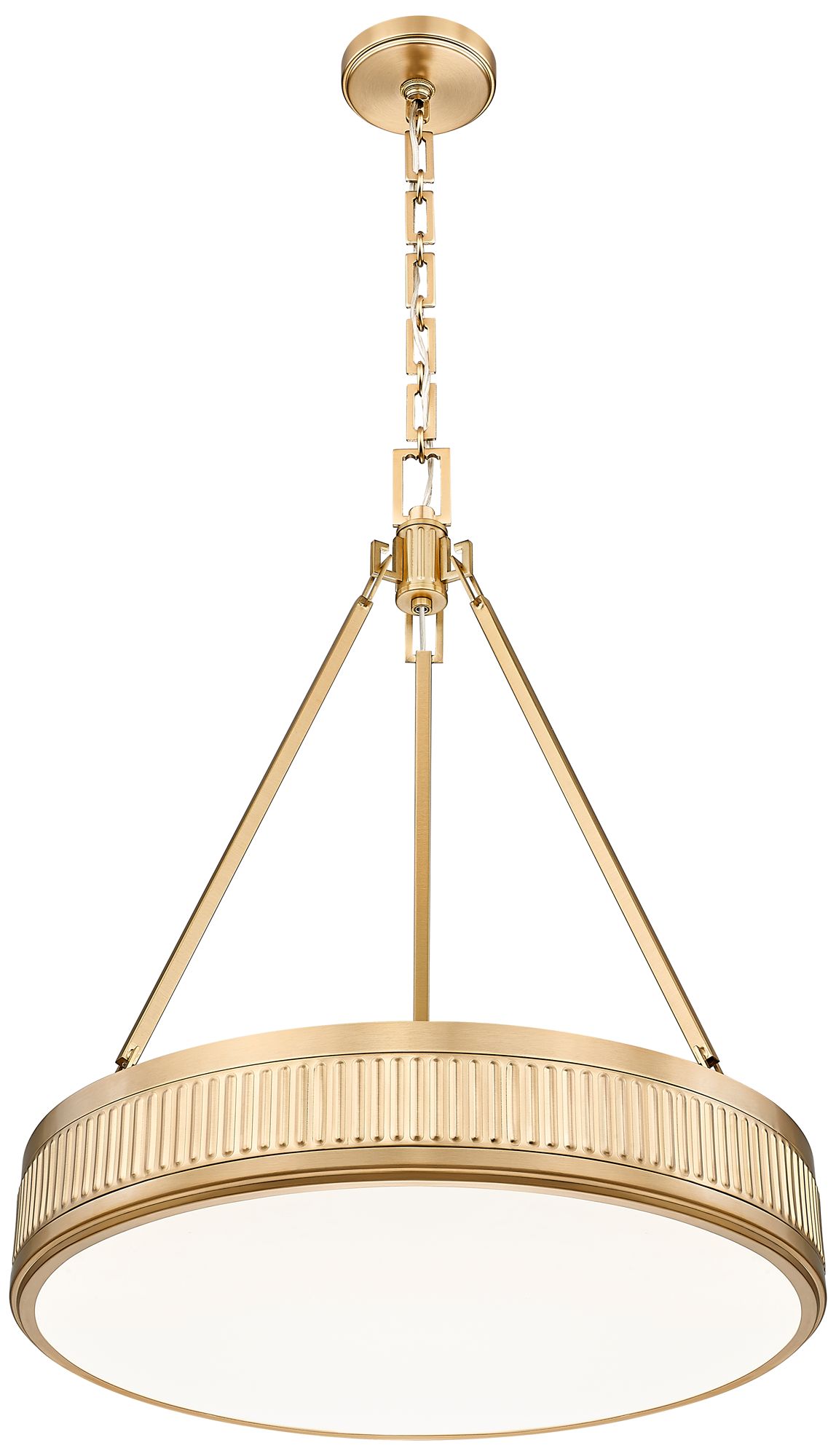 Image 5 Quinn by Z-Lite 22 inch Modern Gold 3 Light Pendant more views
