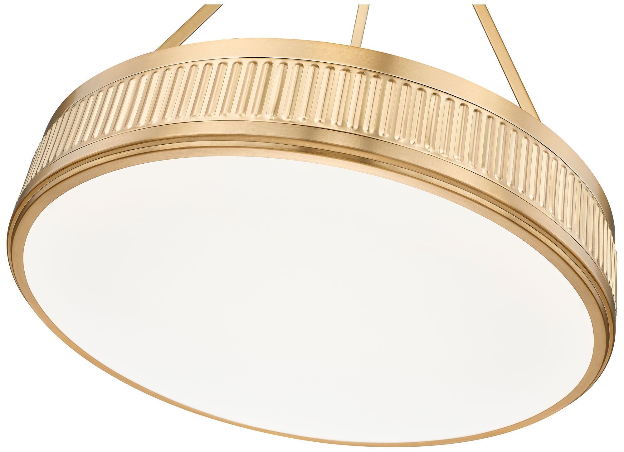 Image 6 Quinn by Z-Lite 22 inch Modern Gold 3 Light Pendant more views