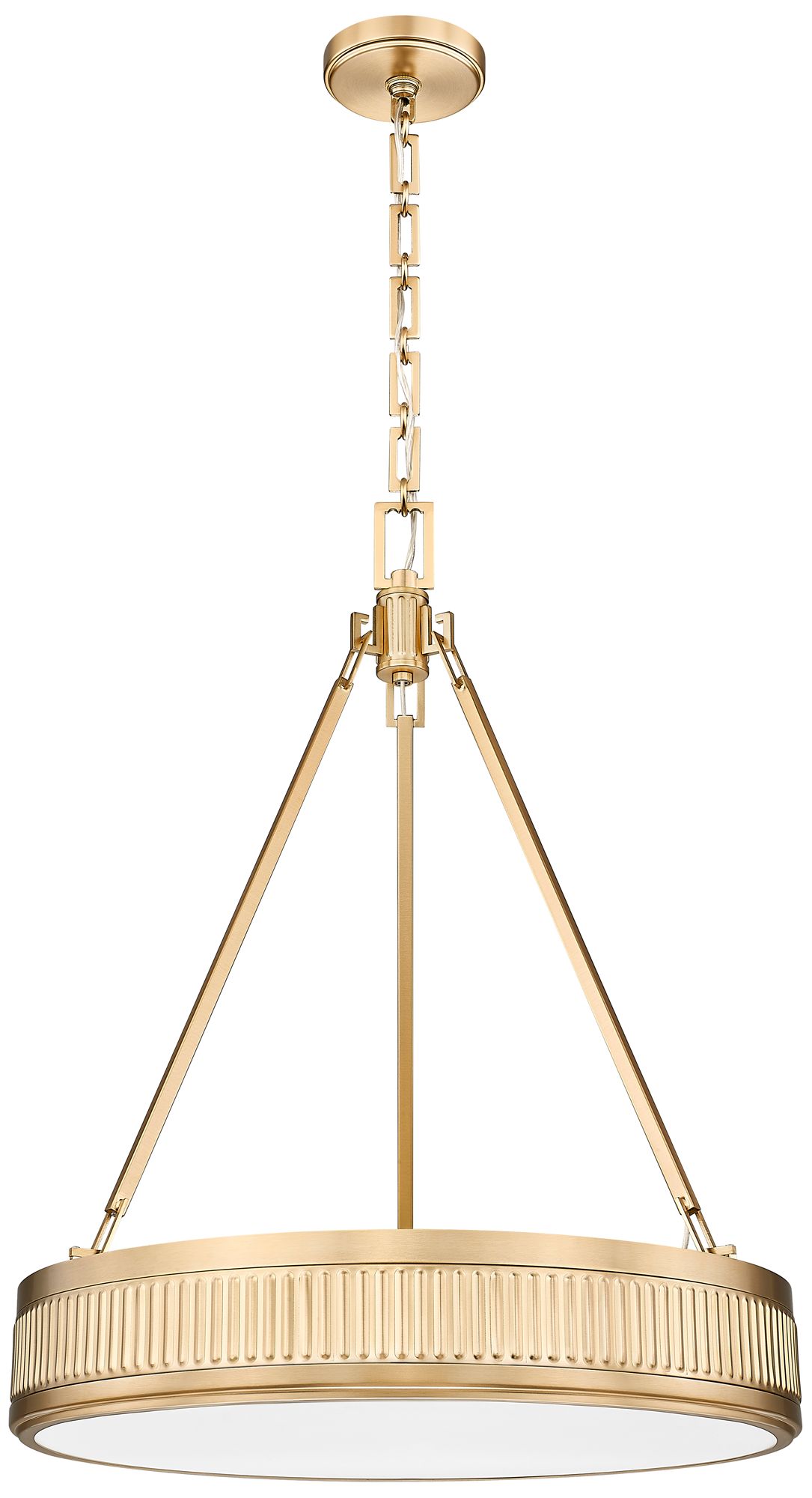 Image 7 Quinn by Z-Lite 22 inch Modern Gold 3 Light Pendant more views