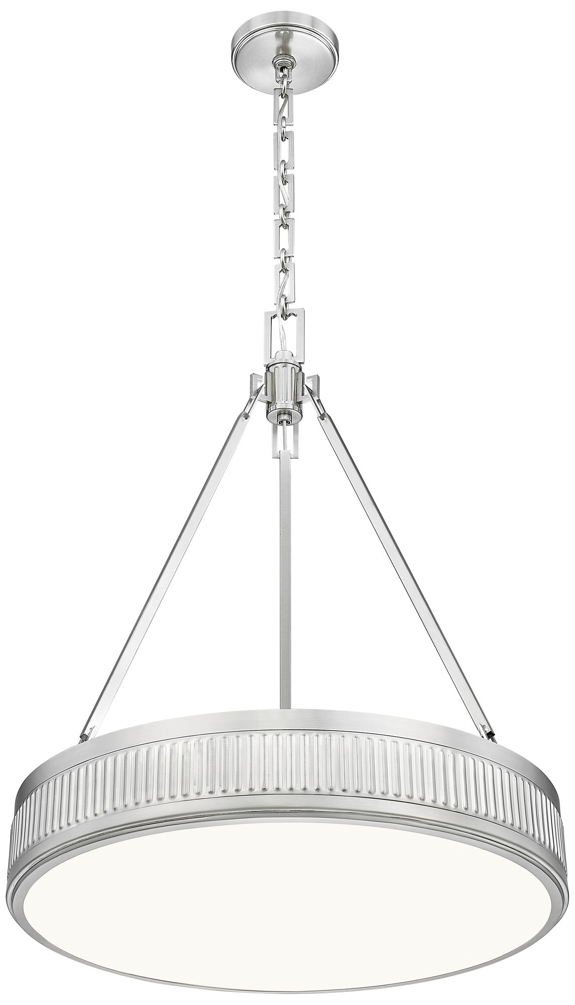 Image 5 Quinn by Z-Lite 22 inch Satin Nickel 3 Light Pendant more views
