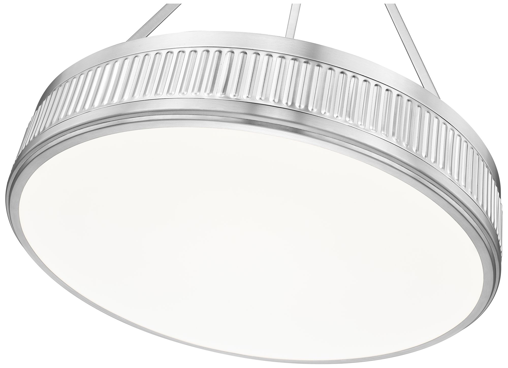 Image 6 Quinn by Z-Lite 22 inch Satin Nickel 3 Light Pendant more views