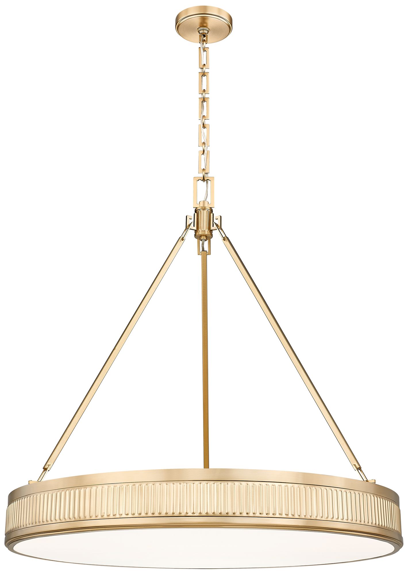 Quinn by Z-Lite 32 inch Modern Gold 3 Light Pendant
