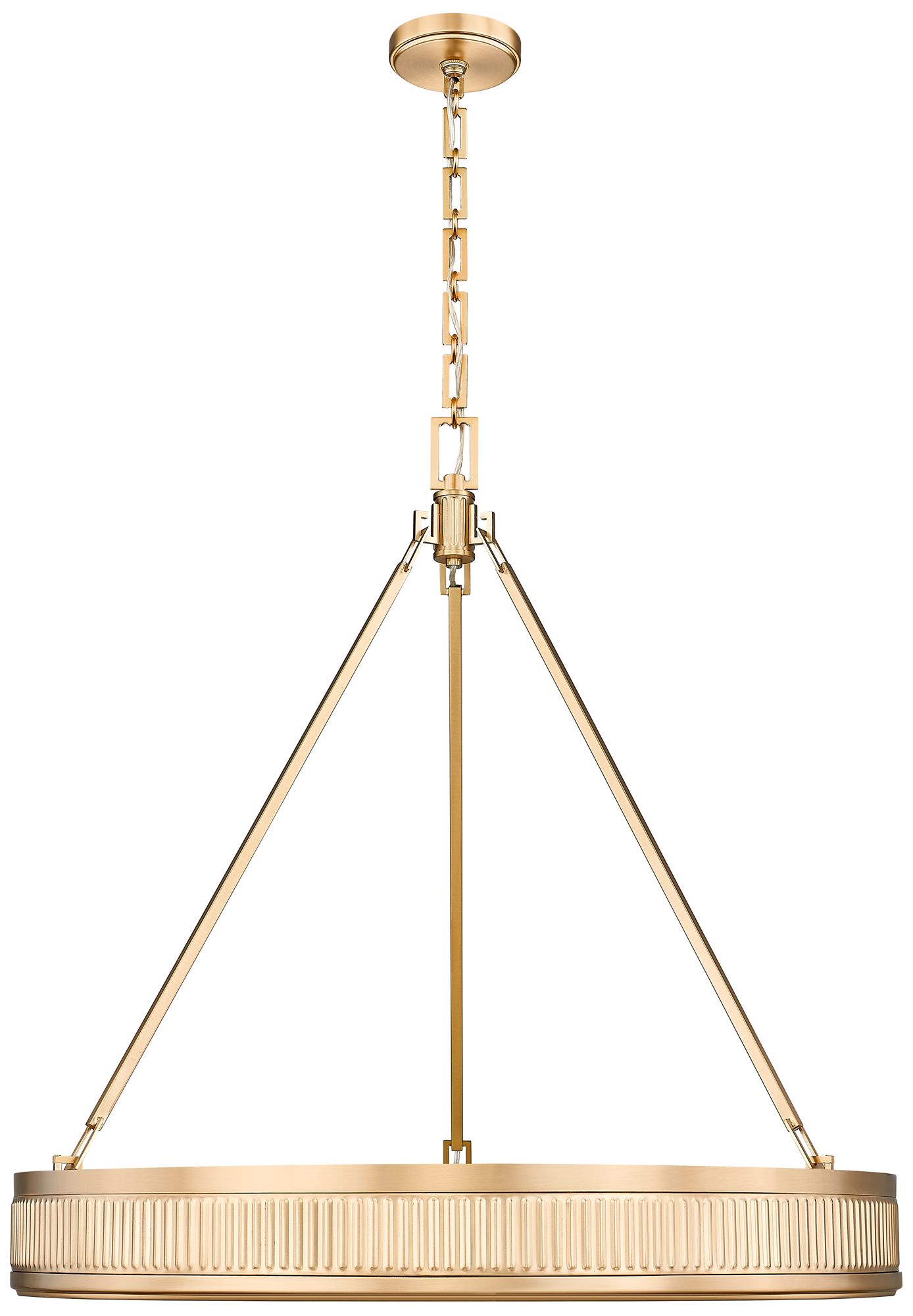 Image 4 Quinn by Z-Lite 32 inch Modern Gold 3 Light Pendant more views