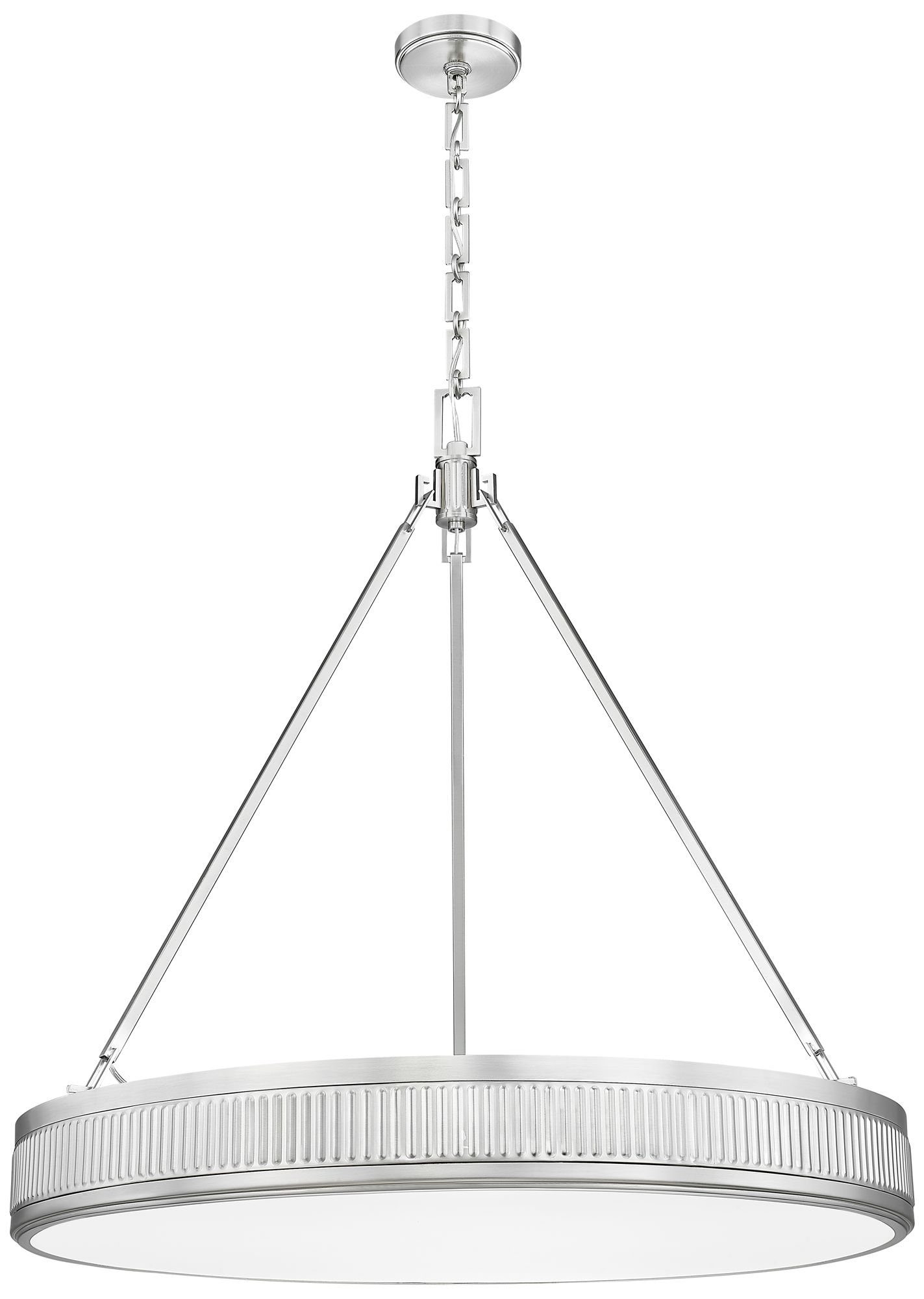 Image 7 Quinn by Z-Lite 32 inch Satin Nickel 3 Light Pendant more views