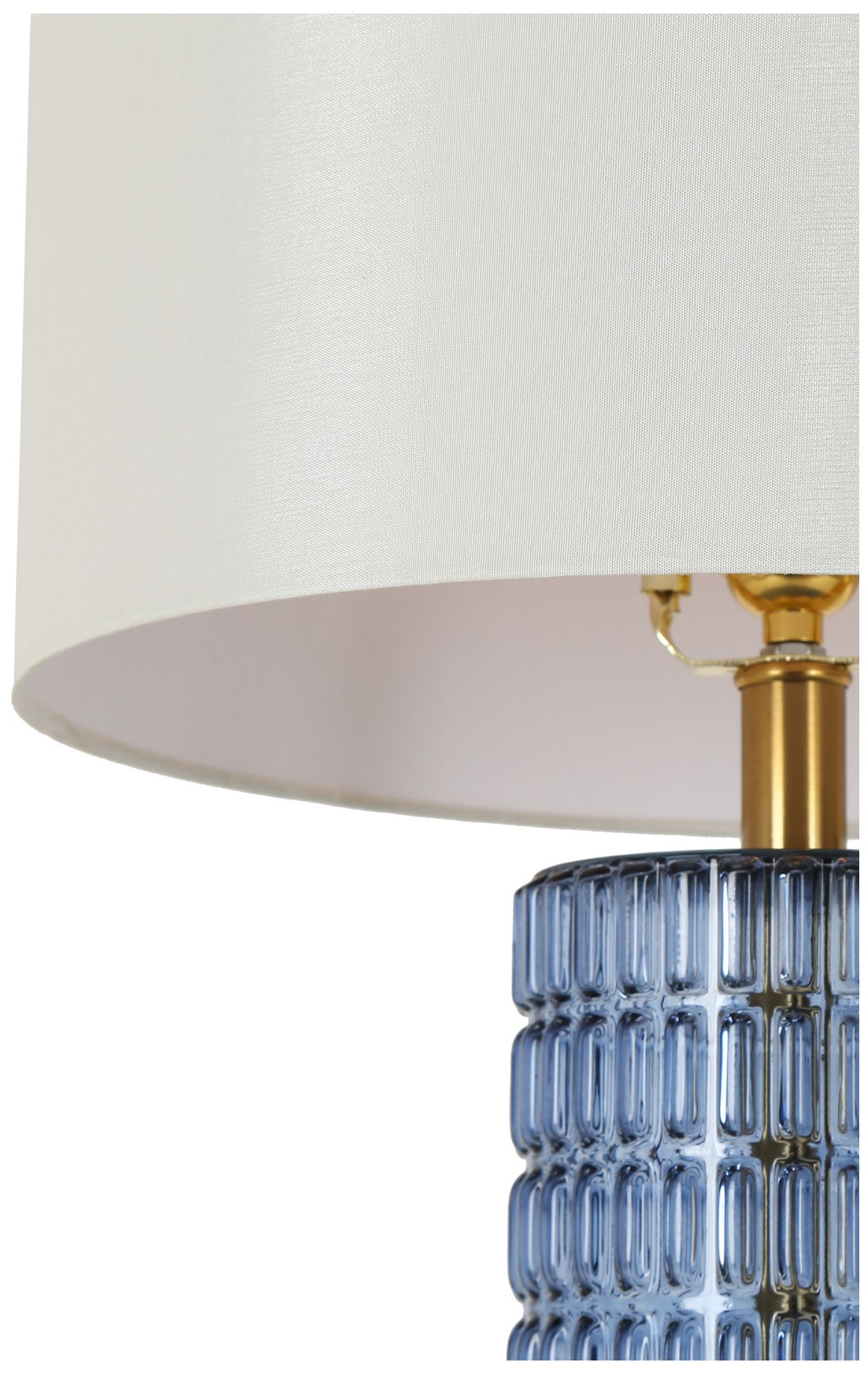 Quintilian 1-Light Blue Glass Table Lamps - Made to Order