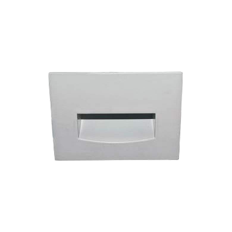 Image 1 Quinto 4 1/2" Wide White LED Edge Step Light