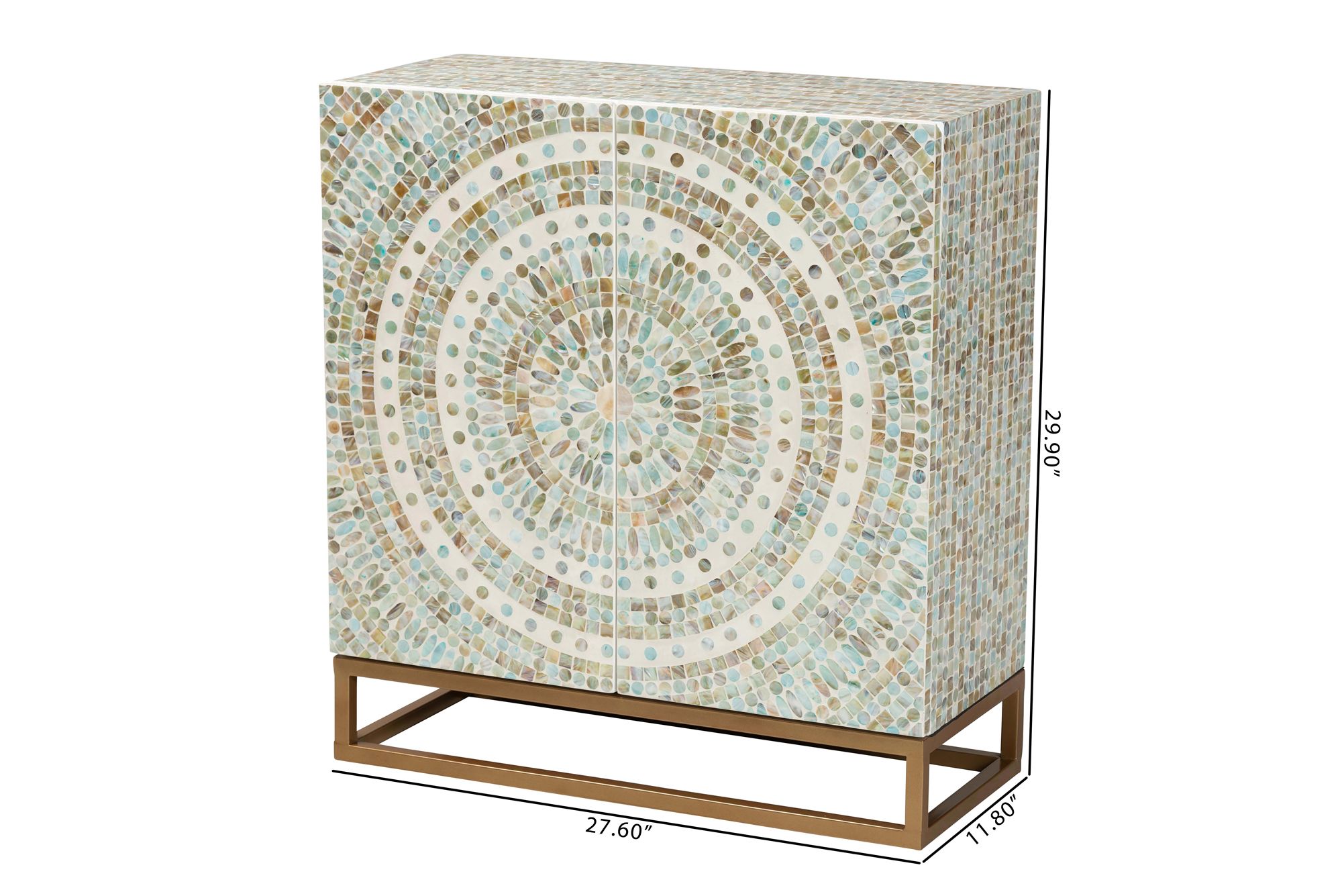 Quintus 27 1/2" Wide Multi-Color 2-Door Storage Cabinet