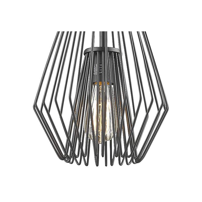 Image 3 Quintus 9 1/4" Wide Matte Black Mini Pendant Light more views
