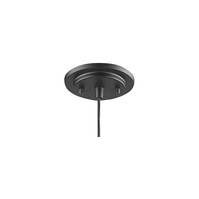 Image 4 Quintus 9 1/4" Wide Matte Black Mini Pendant Light more views
