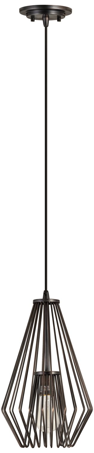 Image 6 Quintus by Z-Lite Plated Bronze 9.25 inch 1 Light Mini Pendant more views
