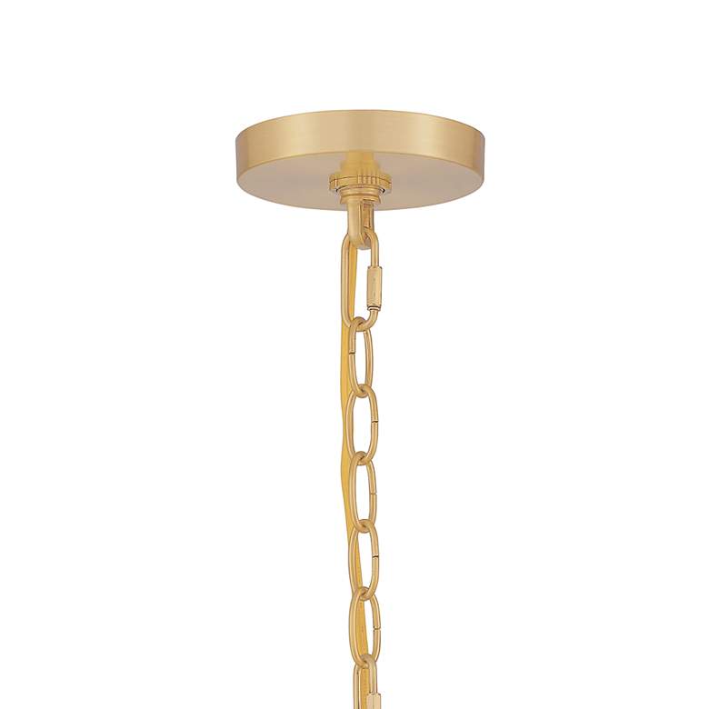 Image 4 Quiozel Abner 12" Wide Aged Brass Mini Pendant more views