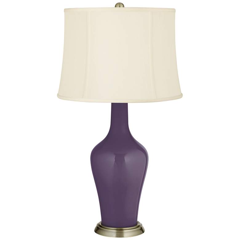 Image 2 Quixotic Plum Anya Table Lamp with Dimmer
