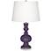 Quixotic Plum Apothecary Table Lamp with Dimmer