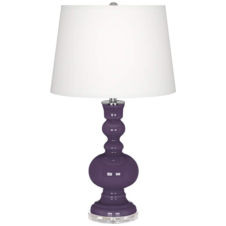 Image 2 Quixotic Plum Apothecary Table Lamp with Dimmer