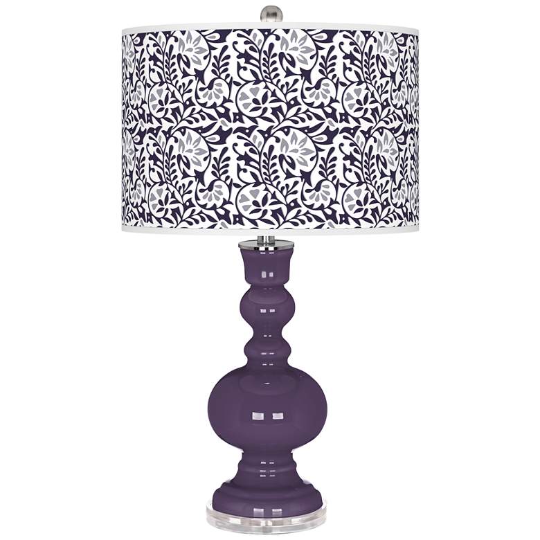 Image 1 Quixotic Plum Gardenia Apothecary Table Lamp