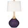 Quixotic Plum Wexler Table Lamp with Dimmer