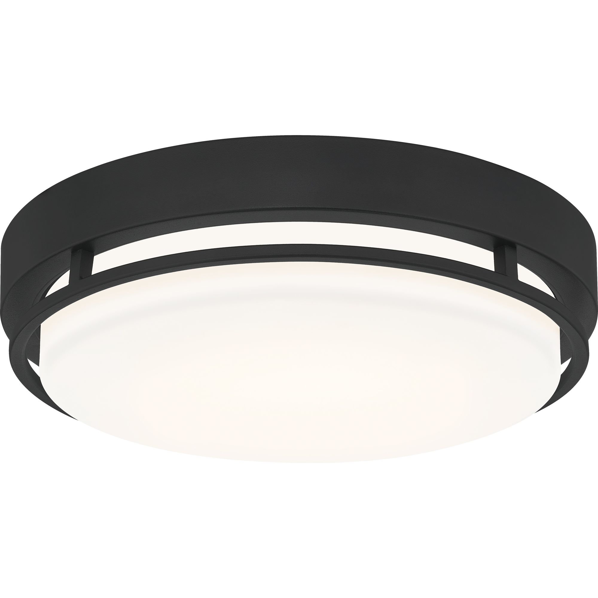 Thumbnail2 of Quoizel 14" Wide Earth Black LED Ceiling Light more views